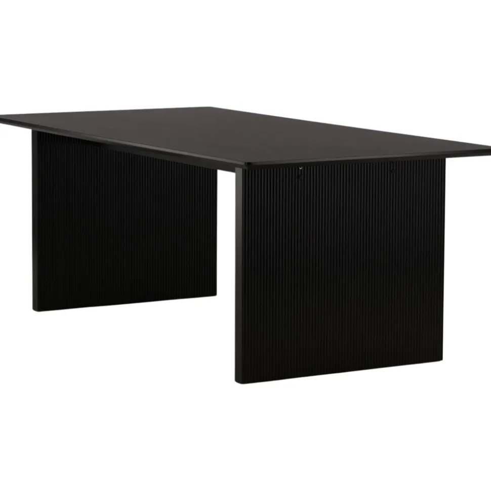 Vail matbord 200 x 100 cm - Svart