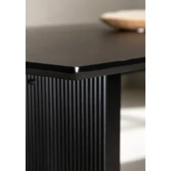 Vail matbord 200 x 100 cm - Svart