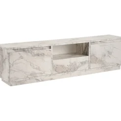 Vanguard TV-bänk - Vit marmor