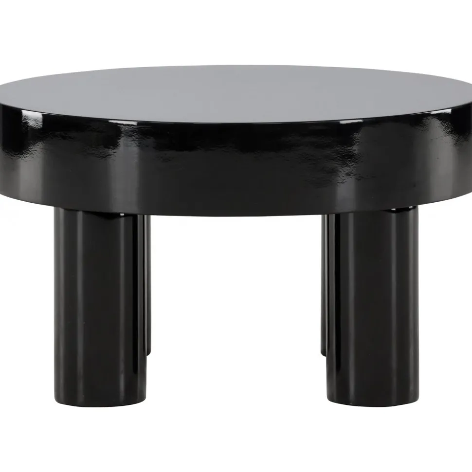 Varberg soffbord Ø60 cm - Svart