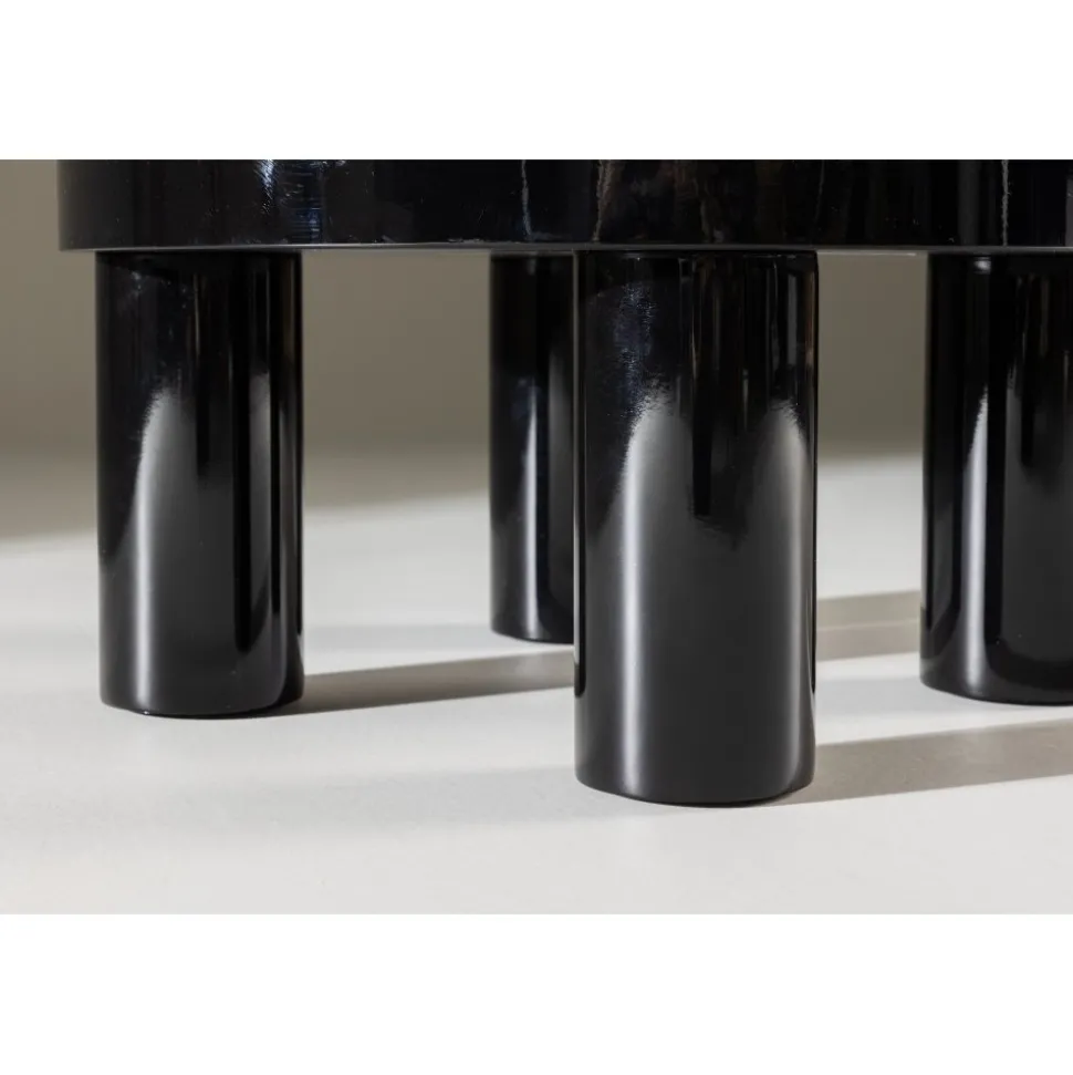 Varberg soffbord Ø60 cm - Svart