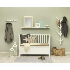 Varg vit tavellist 120 cm