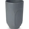 Vas Face H23 cm - Grå