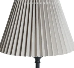 Veck lampskärm - Grå