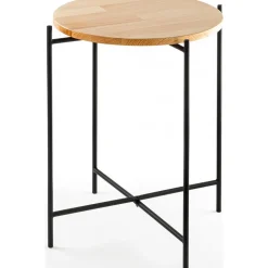 Vela 4 sidobord - Svart/beige