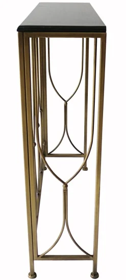 Venestad konsolbord - Trä/guldig