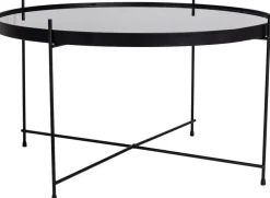 Venezia Soffbord 70 x 70 cm - Stål/glas