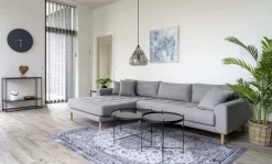 Venezia Soffbord 70 x 70 cm - Stål/glas