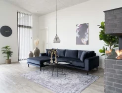 Venezia Soffbord 70 x 70 cm - Stål/glas