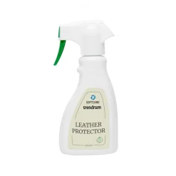 Vera fåtölj i svart PU + Möbelvård Läderskydd