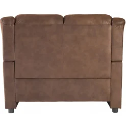 Vera 2-sits soffa i brunt microfiber