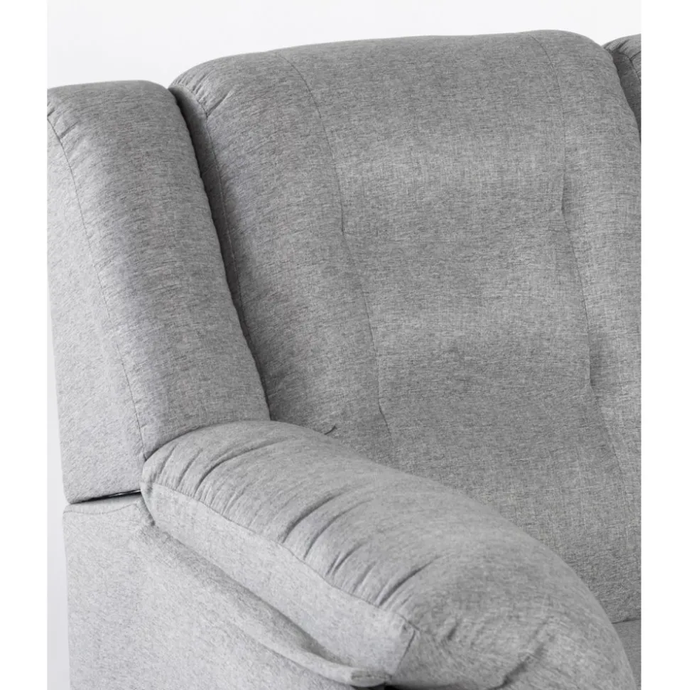 Vera 2-sits soffa i grått tyg + Möbeltassar