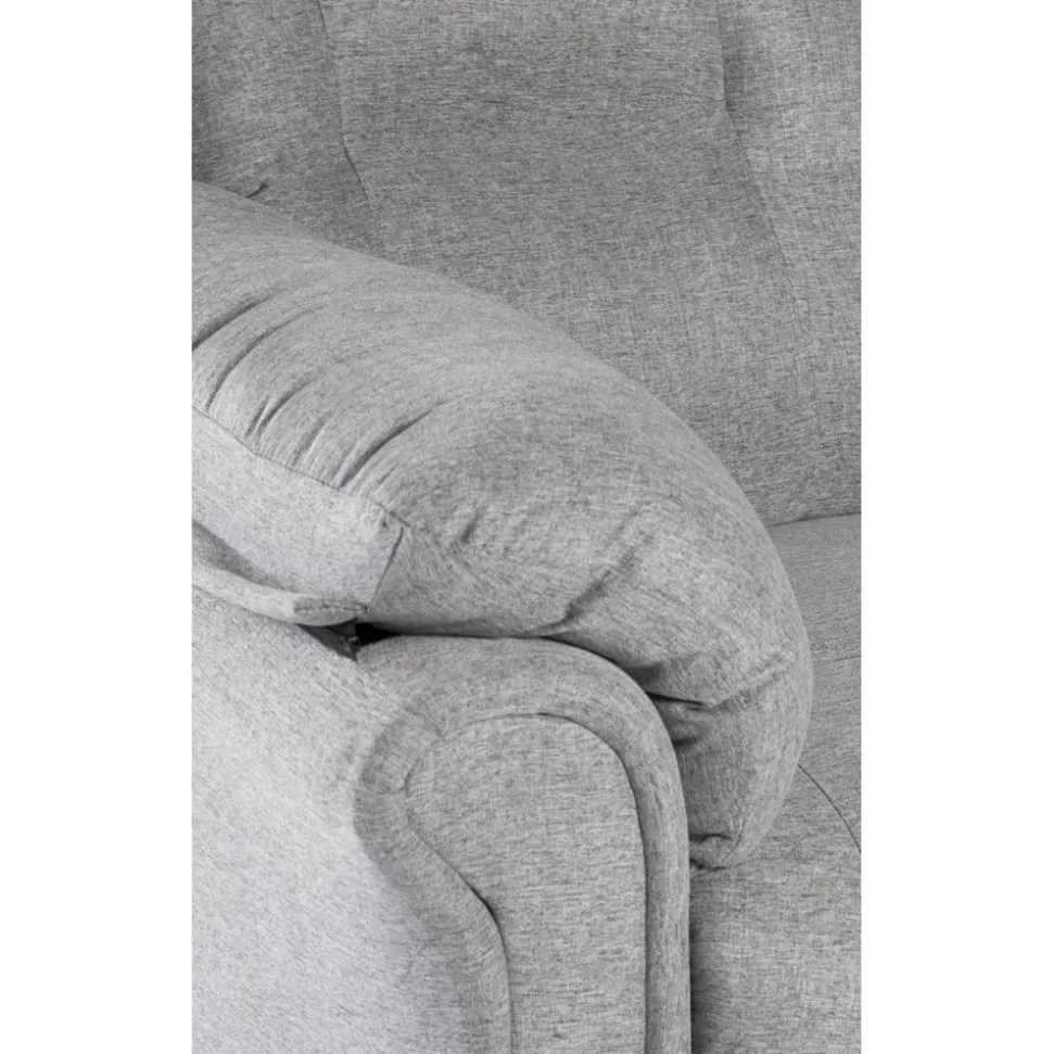 Vera 2-sits soffa i grått tyg + Möbeltassar