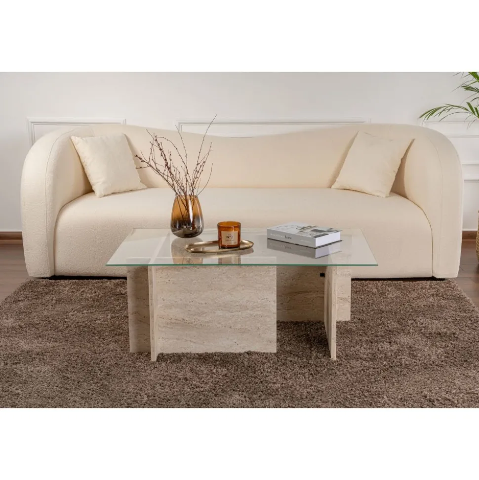 Vetrino soffbord - Travertin