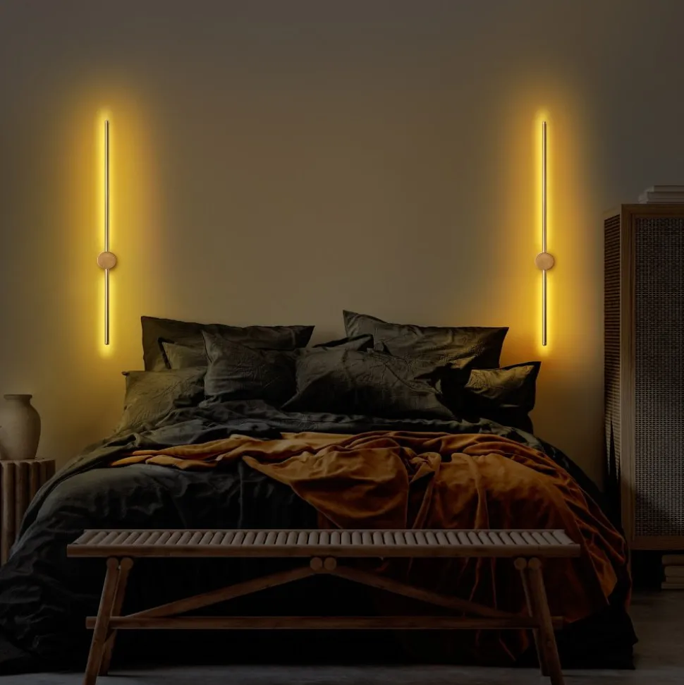 Vägglampa Glavo - Guld