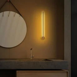 Vägglampa Glavo - Guld