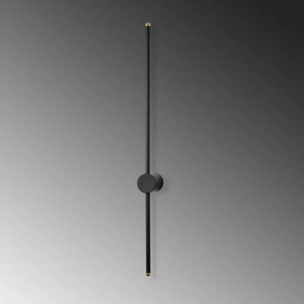 Vägglampa Glavo - Svart - 91 cm