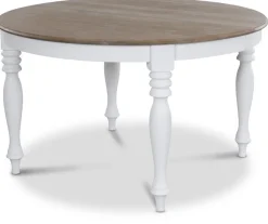 Victoria matgrupp inklusive 6 st Tuva matstolar i brun vintage PU + 6.00 x Stolsdyna