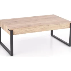 Vincent soffbord 110 x 64 cm - Ek/svart + Möbeltassar