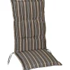 Vinge dyna till positionsstol och hammock - Beige/Svart/Vit/Brun (randig)
