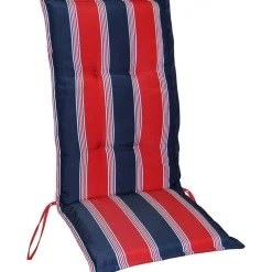 Vinge positionsdyna till positionsstol och hammock - Röd/blå + Textilskydd för utemöbler