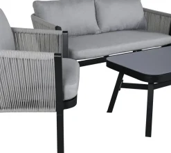 Virya soffgrupp - Svart/Grå