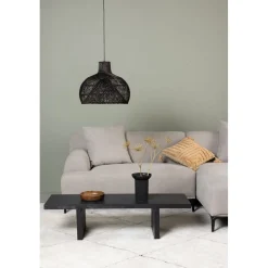 Viskan divansoffa - Svart/Ljusgrå