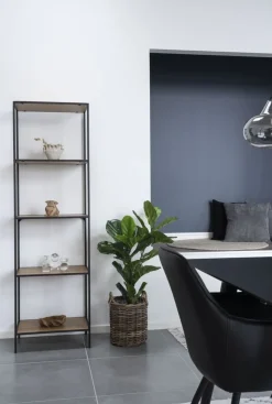 Vita Hylla - Svart/ek imitation