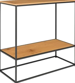 Vita Konsolbord 36 x 80 cm - Svart/ek imitation