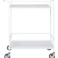 Vita serveringsvagn - Vit