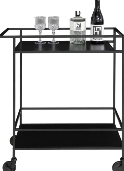 Vita Serveringsvagn 68 x 40 cm - Svart