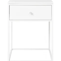 Vita sidobord 40 x 40 cm - Vit