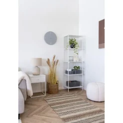 Vita sidobord 40 x 40 cm - Vit