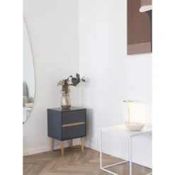 Vita sidobord 45 x 45 cm - Vit