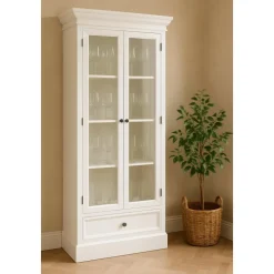 Vitrinskåp i antikvit - Bristol