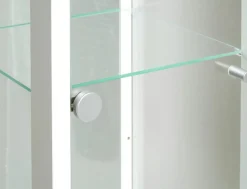 Vitrinskåp Optima 172 x 32 cm - Vit + Möbeltassar