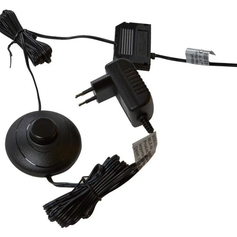 Vitrinskåp Optima 172 x 32 cm - Vit + Möbeltassar