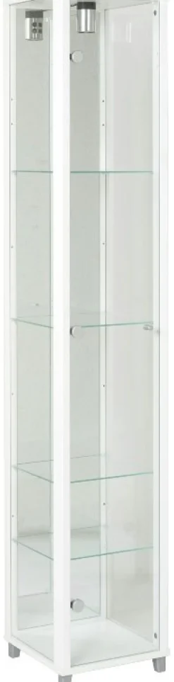 Vitrinskåp Optima 172 x 32 cm - Vit + Fläckborttagare för möbler