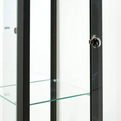 Vitrinskåp Optima enkel - Svart