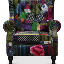 Vivaldi fåtölj - Flerfärgat tyg + Fläckborttagare för möbler