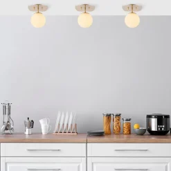 Well taklampa 11671 - Guld/vit