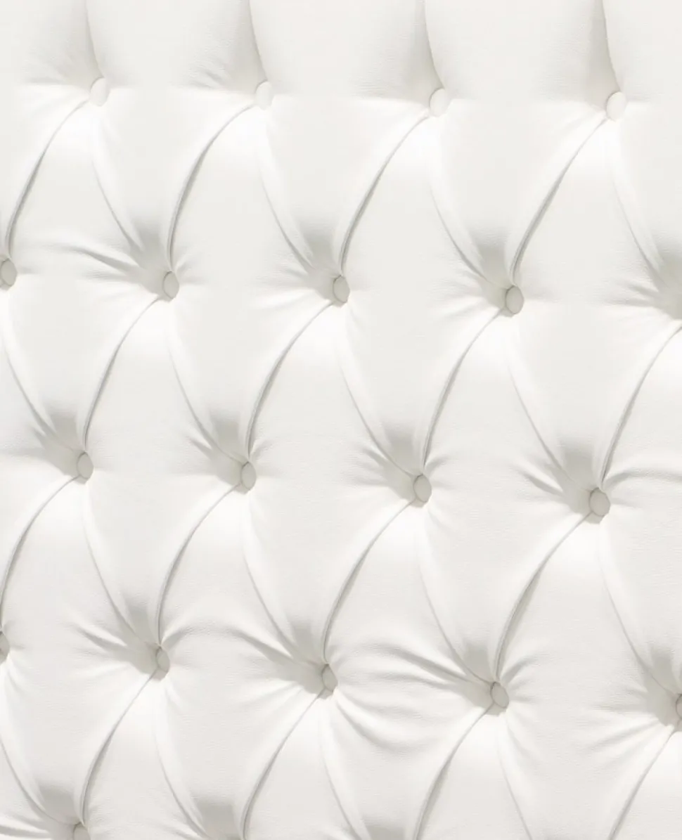 White sänggavel 90 x 125 cm - Vit PU