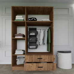 Yaman garderob - Valnöt