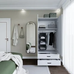 Yaman garderob 80 x 47 x 182 cm - Mattvit