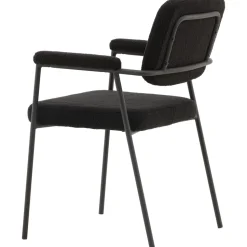 Yesterday matstol - Svart boucle