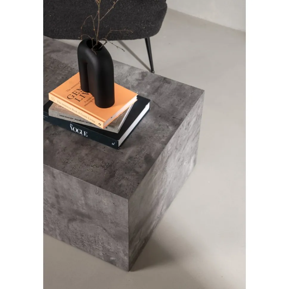 York Low soffbord 80 x 60 cm - Mörkgrå