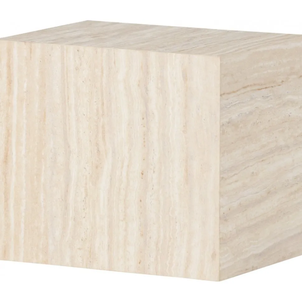 York sidobord 35 x 25 cm - Travertin-look