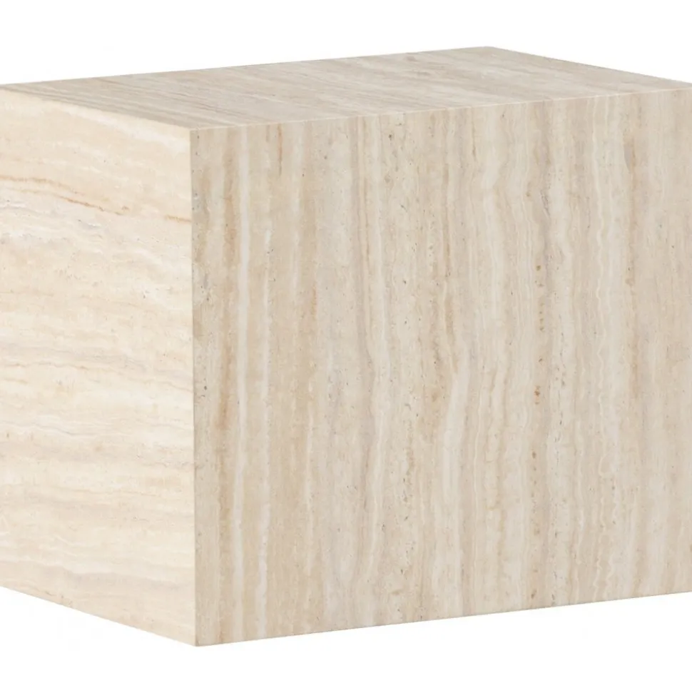 York sidobord 35 x 25 cm - Travertin-look