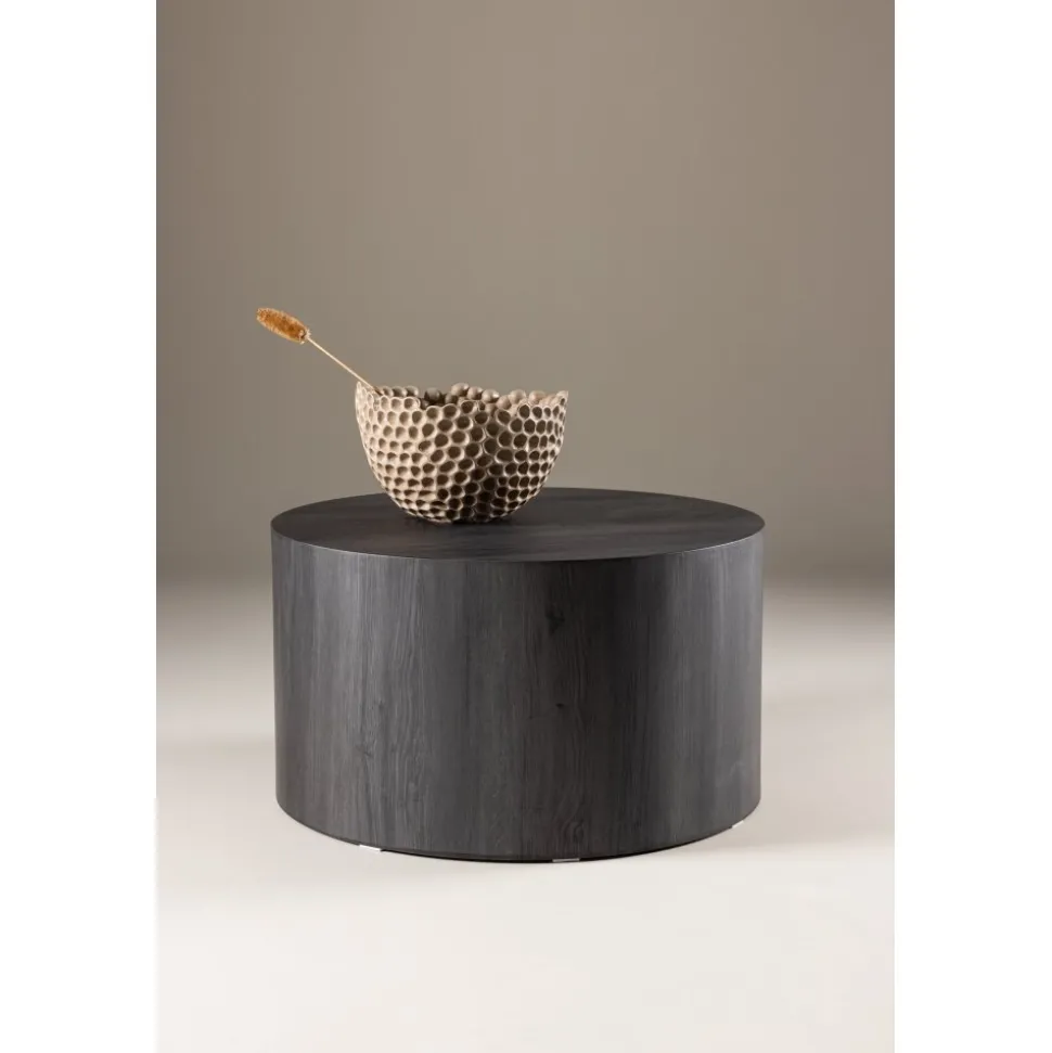 York soffbord Ø80 cm - Svart