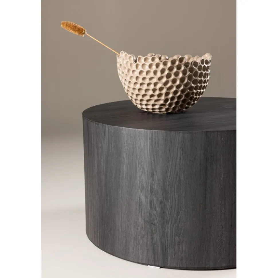 York soffbord Ø80 cm - Svart